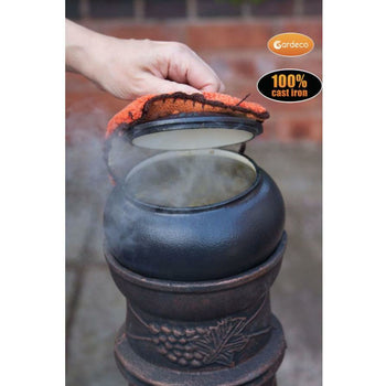 gardeco Accessories Gardeco Cast Iron Cooking Pot Small